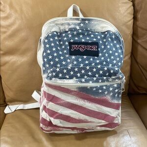 Jansport Stars and Stripes Backpack - Red, White, and Blue